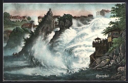 Ansichtskarte schaffhausen - ansichtskarte,