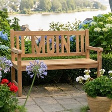 Massivholz Gartenbank EMPIRE