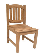 Teak Holz Stuhl Sessel Oval A