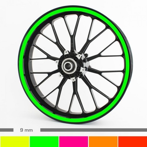 Neon felgenrandaufkleber mm - 9,