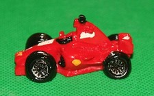 Dekorationsartikel Mini-Rennwagen rot/schwarz  2,5 cm h Auto - Basteln- Geschenk