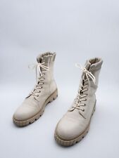 Gabor Damen Schnürboots Schnürstiefelette Ankle Boots beige Gr42 EU Art 28311-56