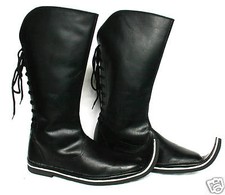 Schnabel Ritter Stiefel Schuhe Larp Rüstung Helm  Reenactment  Mittelalter L33