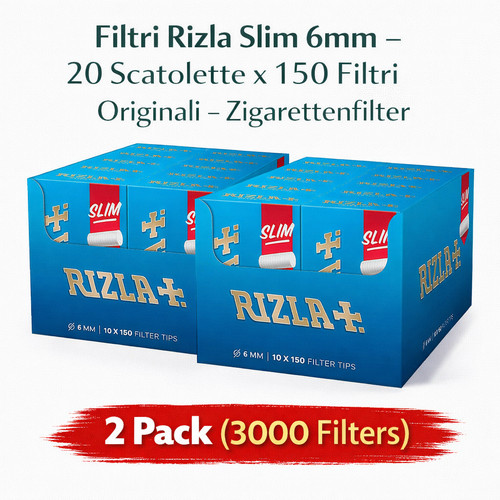 Filtri rizla slim 6mm - slim,