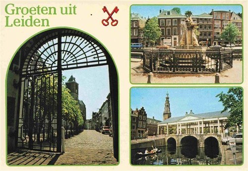 Leiden schmiedeeisernes tor - leiden,