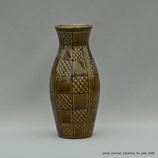 Jasba vase 60er jahre relief - jasba,