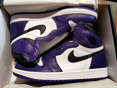 Air jordan high - court, purple