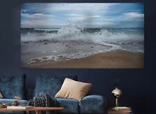 Leinwand Bild "Wellen am Strand" 100 x 50 Museumsqualität Stärke 4cm Keilrahmen