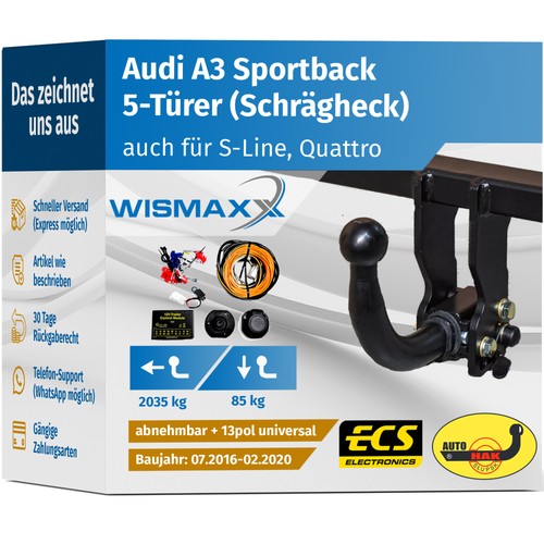 Anhängerkupplung abnehmbar - anhÄngerkupplung,