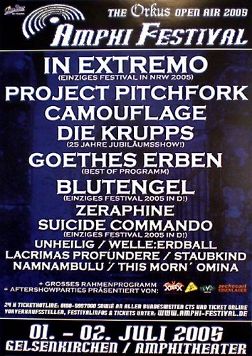 Amphi festival konzertplakat - amphi,