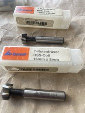 Granat 2x T-Nutfräser 16x8mm