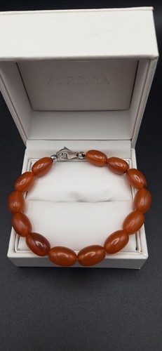 Altes bernstein armband silber - altes,