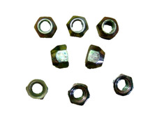 Radmuttern 8x Gelb Zink Muttern M12x1,5 SW21 Kegelbund für diverse Fahrzeuge