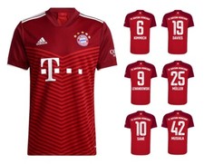 Trikot Kinder Adidas FC Bayern 2021-2022 Home I Heim FCB + Spielernummer