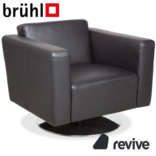 Brühl serge leder sessel - leder,