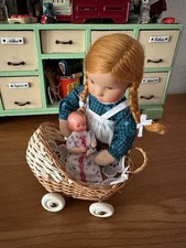 kleiner Korb Puppenwagen m