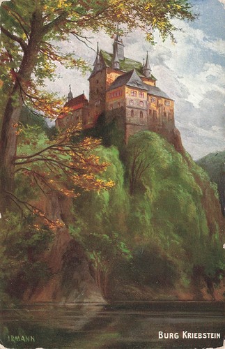 Kriebstein burg - ak, (09648),