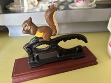 Tisch Nussknacker, Eichhörnchen , Hebel, Gusseisen, 19x13,5 cm