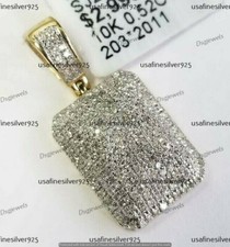 1.50 Ct Round Moissanite Dog