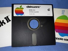 Apple IIe DOS 3.3 SYSTEM MASTER 5,25" Diskware 1980 Informatik Computer Museum V