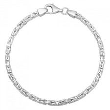 Königskette 3x3mm 925