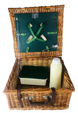 Geweih Picknickkorb mit Thermoskanne Stewart 289 Tupperware Vintage ra