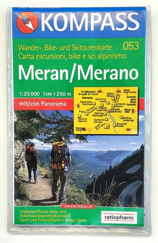 Kompass wanderkarte 053 - 053, meran