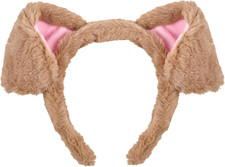 Balinco Hundeohren Kostüm Karneval Faschingskostüm Haarband Plüschohren