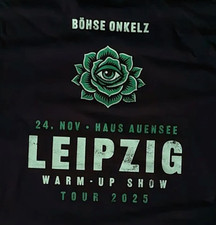 Böhse Onkelz T-Shirt Warm Up 2025 L Leipzig