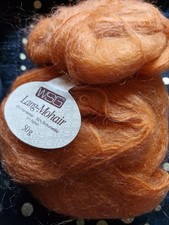 Kid-Mohair Garn Wolle Orange