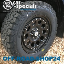 STAHL-Felgen 7,5x18 ET18 DOTZ MODULAR BEADLOCK Dark-NISSAN NAVARA KING CAB NP300