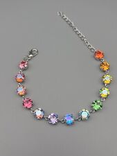 Tennis Armband 8 mm Weißgold