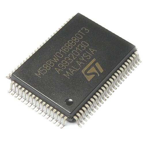 3pcs m58bw016bb80t3 flash - m58bw016bb80t3,
