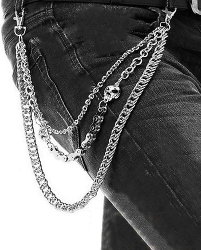 Hose kette jean - kette, brieftasche