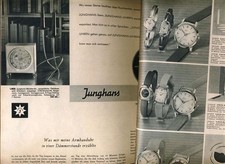 Reklame Prospekt für "UHREN Offermann" MönchenGladbach & Waldniel der 50er Jahre