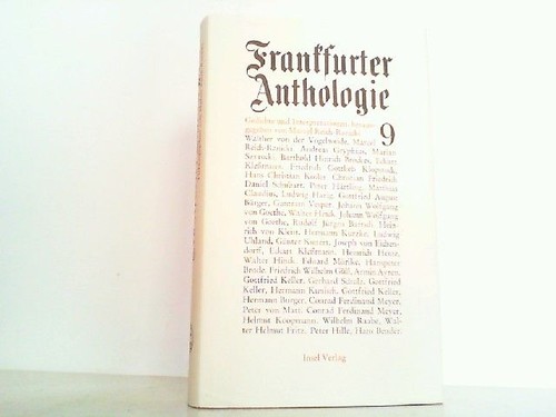 Frankfurter anthologie - frankfurter,