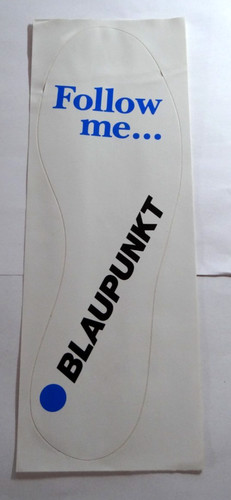 Werbe aufkleber blaupunkt hifi - blaupunkt,