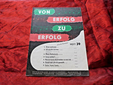 VON ERFOLG ZU ERFOLG Heft 39