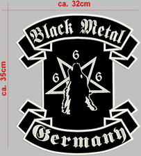 Black Metal Grmany Rückenaufnäher  oder mit  Wunschtext