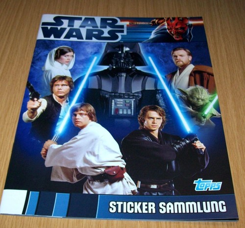 Star wars topps leeralbum - wars,
