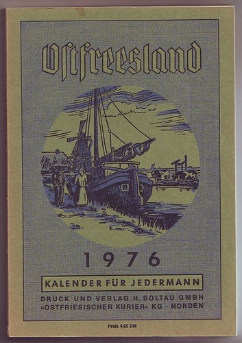 Ostfriesland kalender 1976 - ostfriesland,
