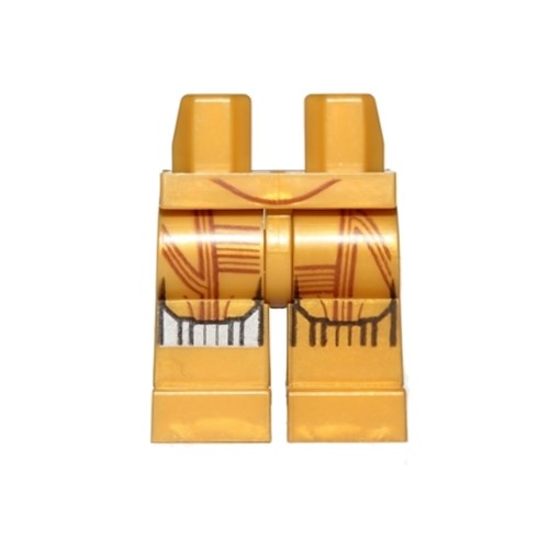 Lego gold hips und beine - gold,
