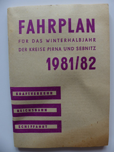 Ddr fahrplan pirna u - ddr, kr.