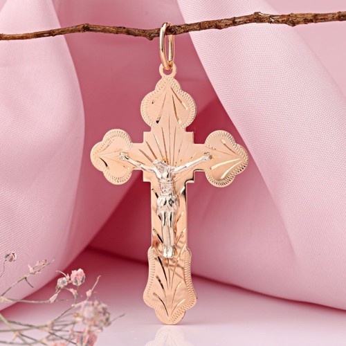 Ortodox anhänger kreuz - , rose