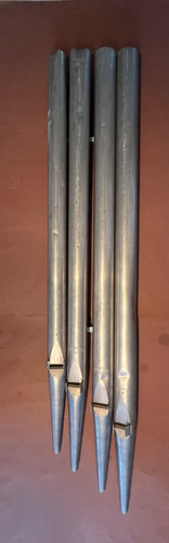 Alte 4er gruppe orgelpfeifen - 4er,