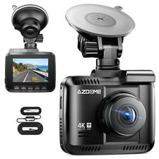 AZDOME 4K Dashcam GPS WiFi6 ADAS APP Autokamera Nachtsicht G-Sensor&Hardwire-Kit