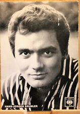 Hans Jürgen Bäumler Orig Autogramm signiert Einskunstlauf Musik Schauspiel - AK