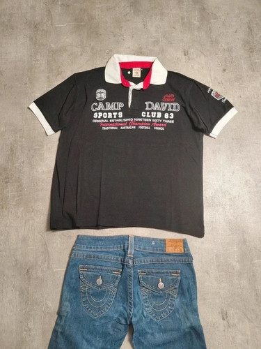 Camp david vintage polo - vintage, shirt