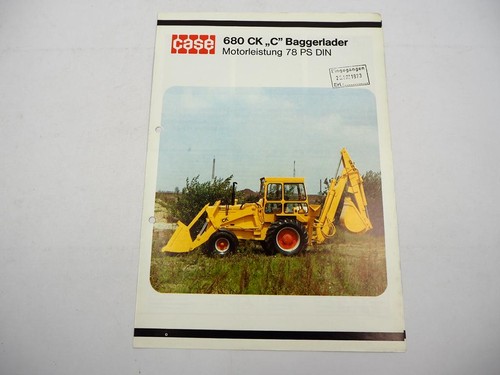 Original prospekt case 680 - prospekt,