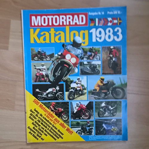 Motorrad katalog 1983 ausgabe - motorrad,